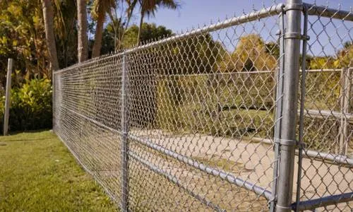 A pic of property with Chain Link Fencing